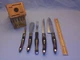 CHEFS Very Nice but MELTED Cutco 5 Pc Set + Block 1728 1729 1768 1720 knives