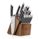 New Cangshan OLYMPUS Series 17-Piece Knife Block Set, German Steel, Wood Block