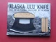 Alaska ULU Knife Traditional Eskimo Cutlery◾With Wooden Stand NIB