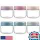NETANY 6-pack 8oz Glass Jars with Airtight Lids, Overnight Oats Containers