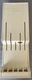Cutco 5 Slot Knife Fork Wall Mount Holder or Drawer Organizer White #1742