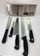 MERCER KNIFE SET M20609-M23011-M20307-M20003 M14007 Mercer Rules BLACK HANDLES