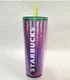 Starbucks Purple Bubbles Holographic Tumbler Back to School Emoji Icon 2022