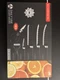 KUNZHISHENG 6 Piece Knife Set ER-0238A Chef, Carving, Cleaver, Paring, Scissors