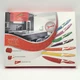 S & D Leopard 7+1  Kitchen Knife Set 7 Knives + Cheese Slicer Non Stick Blades
