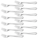 Briout Silverware, Dinner Fork 8 Inches, Forks Set of 12-piece-silver, Silver 