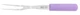 8 Inch Purple Kitchen Fork High Carbon Steel Non Slip Handle Mercer Culinary