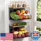 TIDIIABODE Magnetic Shelf for Fridge 2 Pack Large Container Magnetic Spice Rack
