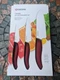 Lot of 3 New Kyocera Ceramic Chef Utility Paring Light Weight Knife 3" 4.5" 5.5"
