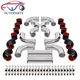 12pcs Universal 3" Inch Aluminum Intercooler Piping Kit w/Coupler and T-Clamps