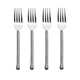 Gourmet Settings Exotique Platinum 18/10 Stainless Dinner Fork (Set of Four)