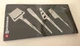 Swissmar 4Pc Stainless Steel Polished Slim Cheese Knife/Spreader/Cleaver Set New