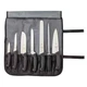 Mercer Culinary M21820 Millennia&reg; 8-Piece Knife Roll Set w/ Storage Roll