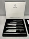 HexClad Essential Damascus Steel Knife Set 6 Pc Brown