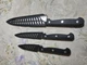 Kitchen Knife 3pcs Knife Set With Sheath 8 Inch Chef Knife 4.5 Inch Utility Knif