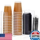 Cunhill 4-Compartment Acrylic Coffee Cup & Lid Holder Organizer Dispenser