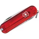 Victorinox Swiss Army Classic SD 7 Function Pocket Knife, Translucent Ruby