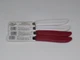 Pampered Chef 1258 Quikut Paring Knife Set of 3 Lot of 4 Red White Handles USA