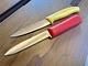 2 Dexter Russell S104R-PCP Sani-Safe Red Handle 3-1/4 Paring Knife" & Victorinox