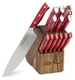The Pioneer Woman Signature Cutlery 14-Piece Kitchen Knife Set Red *New In Box*