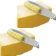 Simple preading Stainless Steel Butter Spreader, 2, Brushed stainless steel 