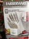 Farberware Edgekeeper Pro Self-Sharpening Knife Block Set 13 Piece