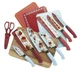 Pioneer Woman "Sweet Rose" 20 Piece Cutlery Set - cutting board, knives, scissor