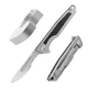Folding Scalpel Knife Titanium Frame Lock #24 Silver 10pcs Carbon Steel ITOKEY