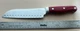 Kitchenaid 6.5" Stainless Steel Santoku Knife - Red Handle