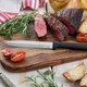 RADA CUTLERY W204 UTILITY/STEAK KNIFE BLACK HANDLE