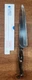 CUTCO Classic Chef Knife No. 1725 Brown w/ Orange Swirl Handle 9" Blade