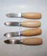 4 Winco Oyster/Clam Knife, Stainless Steel