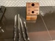Cutco black Handle Knife With 1723 1724 1729 1726 18 Slot Wood Block