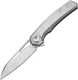 Dreamtech Gray Titanium Folding Bohler M390 Sheepsfoot Pocket Knife K4281G