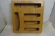SAMATIZE Bamboo Storage Bag Holder Organizer for Drawer & Wall Mount - 5 Slots