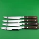 Reed & Barton Fulton Steak Knife Set Of 4 - 4"Blade 9"Knife-Wood Handle Reed & Barton Fulton Steak Knife Set Of 4 - 4"Blade 9"Knife-Wood Handle