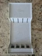 CUTCO Knife Holder #1742 White Plastic 5 Slots Drawer / Wall Mount