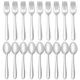 24-piece Forks and Spoons Silverware Set, Amafox Food Grade Stainless Steel F...