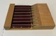 Tramontina 8pc Serrated Steak Knife Set, w/ Hardwood Wall Block, 9.5"