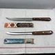 Lot of 2 Case XX Stainless Kitchen Knives Miracl-edge M 204-6&rdquo; CAP 283-7&rdquo; Sleeve