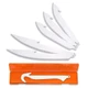OUTDOOR EDGE 3.5" RazorSafe Replacement Knife Blades - 6 Piece Combo Set (3 D...