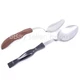 12" Cutco Stainless Serving Spoons Lot: No.12  w/ Wood Handle  + 17 JG in Black
