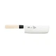 Mercer Culinary Asian Collection 7" Stamped German Steel Nakiri Veggie Knife