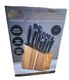 Thyme & Table Knife Set, 13-Piece Kitchen Slim Block Stainless Steel Knife Set