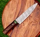 Custom Made Damascus Chef Knife Kitchen Cutlery -Hand Forged Damascus Steel 2840