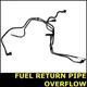 Fuel Return Pipe Overflow Fits Ford FIESTA Opt1/2 VI 1.6 CB1 CCN Van 2011LFM