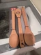 OXO 3pc Wooden Utensil Set: Turner, Spoon & Slotted Spoon for Cooking G96