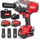 Alloyman 20V 1/2" Brushless Impact Wrench 1475 ft-lbs 2x4Ah Kit