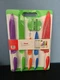EatNeat 12-Piece Colorful Kitchen Knife Set - 5 Colored Stainless Steel Knive