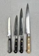 SABATIER Chef's Knives Triple Riveted 2 Lions and Abercrombie mixed lot READ*